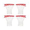 ALALAL 4 Pcs White Premium Quality Professional Basketball Net Replacement Bold Polyester Woven Rope Basketball Hoop Nets Fits Standard Indoor or Outdoor Rims 12 Loops21inch view 1