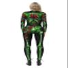 Honeystore Women's Skeleton Tight 1-Piece Jumpsuit Halloween Party Bodysuit Outfit BAX-194 L view 2