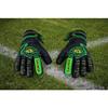 K-LO Goalkeeper Gloves: Savage Blackout Soccer Goalie Gloves - Black/Green Size 9 (Unisex, Youth, Kids & Adult) - Fingersaves for Protection | Strong Grip Palm view 4