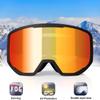 EXP VISION Ski Goggles Snowboard for Men Women, OTG Anti Fog UV Protection Snow Goggles (Black Frame Red) view 2