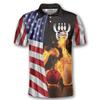 PRIMESTY Custom Bowling Shirts for Men, Personalized Bowling Jerseys with Name and Team Name, Custom Bowling Polo Shirts view 2