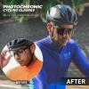 KAPVOE Photochromic Cycling Glasses Men Women Clear Transition Mountain Bike Sunglasses Sports Baseball Running - K9023 view 2