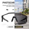 KAPVOE Photochromic Cycling Glasses Men Women Clear Transition Mountain Bike Sunglasses Sports Baseball Running - K9023 view 3
