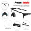 KAPVOE Photochromic Cycling Glasses Men Women Clear Transition Mountain Bike Sunglasses Sports Baseball Running - K9023 view 4