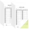 Geyee 50/100/200 Baseball Softball Lineup Cards 4.52 x 7.86 Inch Lineup Sheet Games with Player Roster Baseball Scorebook Coaching Accessories for Coaches Umpires, 4 Part Carbonless Copies(50 Sets) view 1