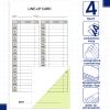 Geyee 50/100/200 Baseball Softball Lineup Cards 4.52 x 7.86 Inch Lineup Sheet Games with Player Roster Baseball Scorebook Coaching Accessories for Coaches Umpires, 4 Part Carbonless Copies(50 Sets) view 3