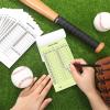 Geyee 50/100/200 Baseball Softball Lineup Cards 4.52 x 7.86 Inch Lineup Sheet Games with Player Roster Baseball Scorebook Coaching Accessories for Coaches Umpires, 4 Part Carbonless Copies(50 Sets) view 4