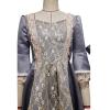 tuduoms Women's Renaissance Regency Dress Long Ball Gown Plus Size Halloween Cosplay Costumes 18th Century Medieval Dresses Gray view 3
