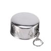 Stainless Steel Camping Mug Camping Folding Cup, Portable Outdoor Travel Demountable foldable Cup with Keychain For Survival, Hiking, Picnic(L) view 1