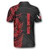 PRIMESTY Men's Custom Bowling Polo Shirts, Personalized Team Jerseys, Classic Fit, Short Sleeve, Collared, Style12 view 3