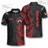 PRIMESTY Men's Custom Bowling Polo Shirts, Personalized Team Jerseys, Classic Fit, Short Sleeve, Collared, Style12 view 4