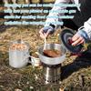 Leapiture Outdoor Mountaineering Pot, Small Camping Pot, Portable Cooking Pot Backpacking Cookware Pot and Pan for Hiking Camping Mountaineering view 3