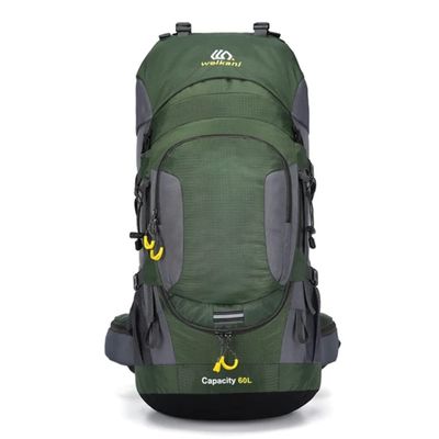 60L Outdoor Hiking Backpack Green
