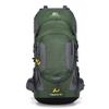 60L Outdoor Hiking Backpack Green view 1