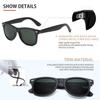 FEIDUSUN Sunglasses Men Polarized Sunglasses for Mens and Womens,Black Retro Sun Glasses Driving Fishing UV Protection view 2