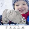 Baby Toddler Mittens, Boys Girls Winter Outdoor Gloves, Kids Easy-On Fleece Warm Mitterns 4-6 Years view 2