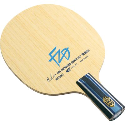 Butterfly Fan Zhendong Super ALC Table Tennis Blade - Professional Butterfly Table Tennis Blade - Traditional or Reverse Backhand Chinese Penhold Handle Style - Made in Japan