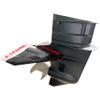 UanofCn FO2001 Hydrofoil Stabilizer for Marine Outboard Motor and Stern Drives with Dorsal Fin Style and PA66 Plastic Black view 3