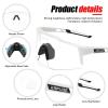 KAPVOE Photochromic Cycling Glasses Men Women Clear Transition Mountain Bike Sunglasses Sports Baseball Running - K9023 view 4