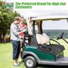 10L0L Golf Cart Seat Covers Compatible with EZGO TXT/RXV & Club Car DS/Precedent, Non-Slip Golf Cart Towel for 2/4 Person Seats, Universal Accessories for Seat Blanket (50 x 30 Inches)-Dark Gray view 2