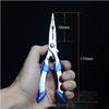 Sxdthy Stainless Steel Fishing Pliers, Fishing Tackle Kit, Fishing Multitool Hook Remover for Fishermen (Color : Black) view 2