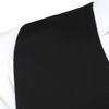 ZEROYAA Men's Hipster Urban Design 3 Pockets Business Formal Dress Vest for Suit Tuxedo ZLSV16-1-Black White Medium view 4