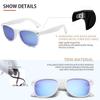 FEIDUSUN Sunglasses Men Polarized Sunglasses for Mens and Womens,Black Retro Sun Glasses Driving Fishing UV Protection view 3