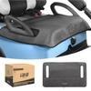 10L0L Golf Cart Seat Covers Compatible with EZGO TXT/RXV & Club Car DS/Precedent, Non-Slip Golf Cart Towel for 2/4 Person Seats, Universal Accessories for Seat Blanket Upholstery(50 x 30 Inches)-Gray view 1