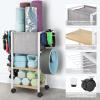 Weight Rack Dumbbell Rack Garage Storage Organization Garage Shelving Yoga Mat Storage Rack Home Gym Equipment Workout Equipment Storage Organizer Yoga Mat Holder Gym Essentials Women Men Fitness view 2