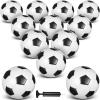 HyDren 12 Packs Soccer Ball with Pump Official Size Soccer Ball for Indoor Outside Training Practice Sport Gift Charity Donation(Size 5,Black, White) view 1