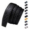 Barry.Wang Mens Belt Leather Ratchet Buckle for Men, 1 3/8" Slide Strap Casual Dress Adjustable Replacement view 1