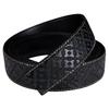 Barry.Wang Mens Belt Leather Ratchet Buckle for Men, 1 3/8" Slide Strap Casual Dress Adjustable Replacement view 2