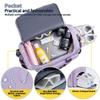 FIORETTO Women's Gym Duffle Bag with Shoes Compartment, 37L Capacity, Ideal for Travel, Gym, Sports, Duffel, Weekender, Lavender view 3