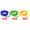 PATIKIL Carnival Ring-Toss Rings 8cm ID, 18 Pack Plastic Hoop for Outdoor Party Favor Game Booth (Blue, Green, Yellow) view 3