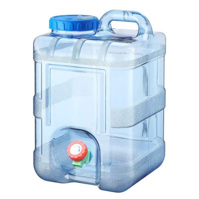 DKULMN Water Container with Spigot, Portable Water Storage for Camping, Camping Water Container 2.0/2.6/4.0 Gallon Emergency Water Storage Containers for Camping Outdoor Hiking,2(Gallon)