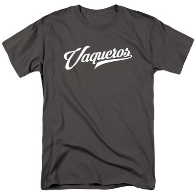 University of Texas Rio Grande Valley Official Vaqueros Script Logo Unisex Adult T Shirt,Charcoal, 5X-Large