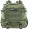LIMHOO Tactical Backpack for Men Military Molle Bag Hiking Day Pack 27L Army Waterproof EDC Rucksack with USA Flag Patch (Army Green) view 1