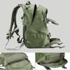 LIMHOO Tactical Backpack for Men Military Molle Bag Hiking Day Pack 27L Army Waterproof EDC Rucksack with USA Flag Patch (Army Green) view 4