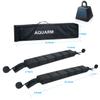 AQUARM Kayak Roof Rack Pads Deluxe Upgrade Universal Car Soft Roof Rack for Canoe/Paddle Board/SUP with Adjustable Steady Tie-Down Straps/Ropes/Hooks/T-Straps and Storage Bag view 2