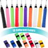 Pangda 100 Pieces Tennis Badminton Racket Overgrips Bulk Tennis Racket Grip Tape for Anti-Slip and Absorbent Grip (Colorful) view 2
