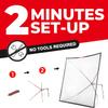 NET PLAYZ Golf Practice Auto Return Net,10Ftx10Ft, Quick Set-up, Multi-Angle Adjustment, Golf Rebound net, Outdoor Training net (NOG001402028) view 4