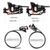 CNC MTB Hydraulic Disc Brake SetMountain Bike Hydraulic Disc Brakes Right Front 800mm Left Rear 1450mm Hydraulic BrakeBlack view 2