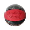 Kuangmi Personalized Basketball Fancy Streetball Indoor Outdoor (Size 7/29.5) (Black Red+Name) view 3