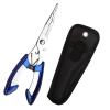 FRAHS Stainless Steel Fishing Pliers, Fishing Tackle Kit, Fishing Multitool Hook Remover Fishing Gifts for Men (Color : Blue) view 1