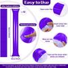 Sosation 36 Pcs Team Spirit Accessories, Cheerleading Pom Poms Hand Clappers Party Favors and Thunder Sticks Noise Makers for Sporting Events Football Baseball Cheering Essentials(Purple) view 3