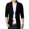 Men's 2 Buttons Casual Sport Coats Lightweight Single Breasted Slim Fit Suit Blazer Cotton Formal Dress Jackets (Black,7X-Large) view 1
