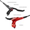 CNC MTB Hydraulic Disc Brake SetMountain Bike Hydraulic Disc Brakes Right Front 800mm Left Rear 1450mm Hydraulic BrakeRed view 3