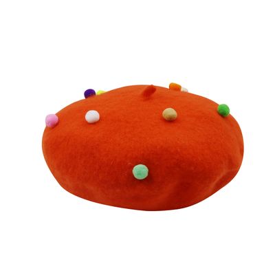 AIBEARTY Kids Girls French Pearl Beret Hat Winter Warm Artist Beanie Cap