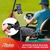 Roykaw Golf Cart Phone Mount Holder Compatible with EZGO/Club Car/Yamaha, Upgrade Quick Release & One-Touch Lock, Compatible with iPhone/Galaxy/Google Pixel/Motorola/All 4.7"-6.8" Devices view 2