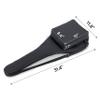 Gespann Tennis Racket Cover for One Tennis Racket or Two Badminton Rackets Single Tennis Racket Cover Bag (Black-Pocket, L) view 2